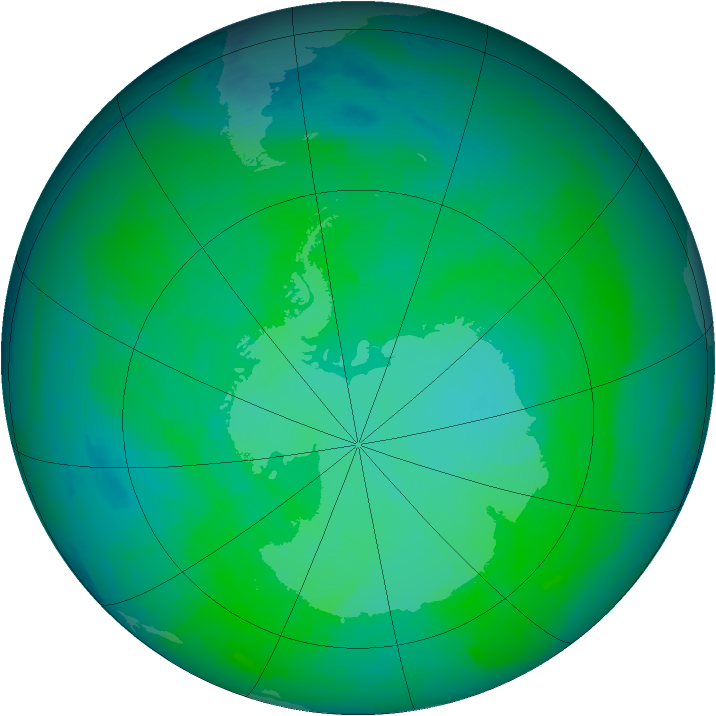 Ozone Map 1986-12-23